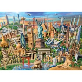 Puzzle obiective turistice 1000 piese